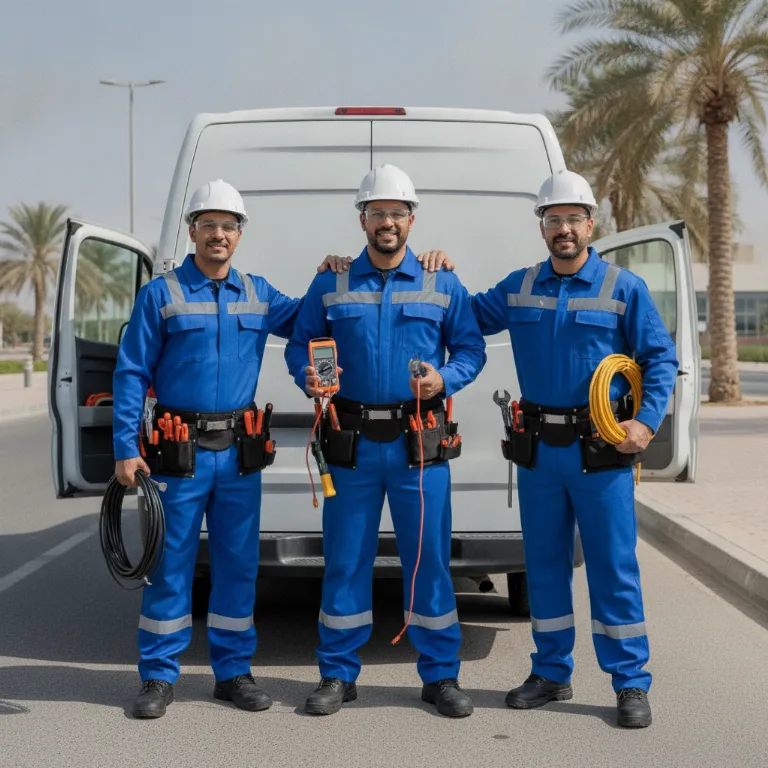 كهربائي فريق في كلباء